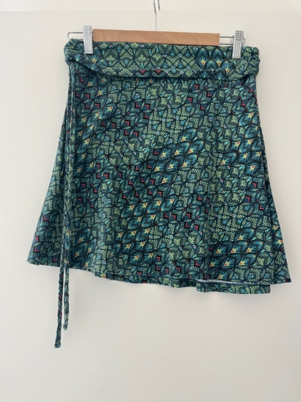 Green Patterned Patagonia Skirt